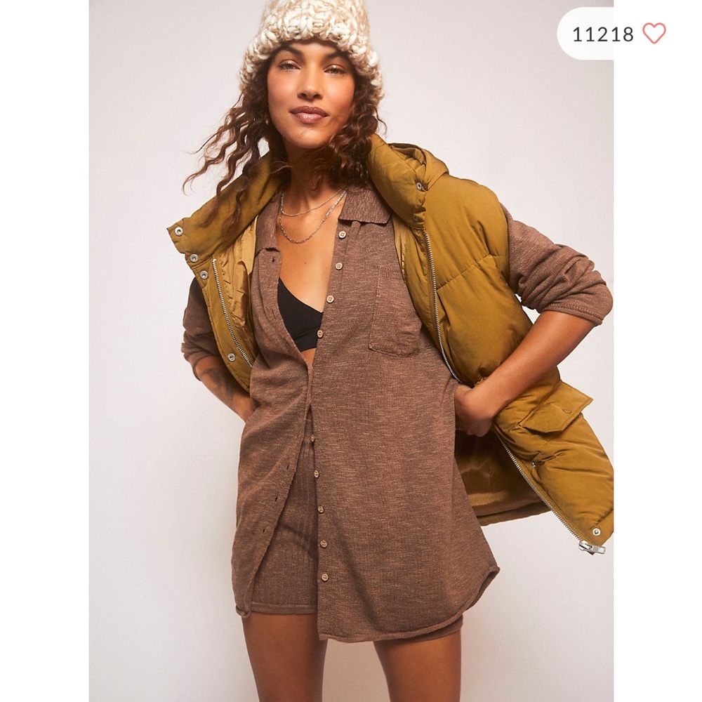 Gorgeous pink Free People Zuma Sweater Set